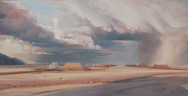 Storm Over Artillery Sheds